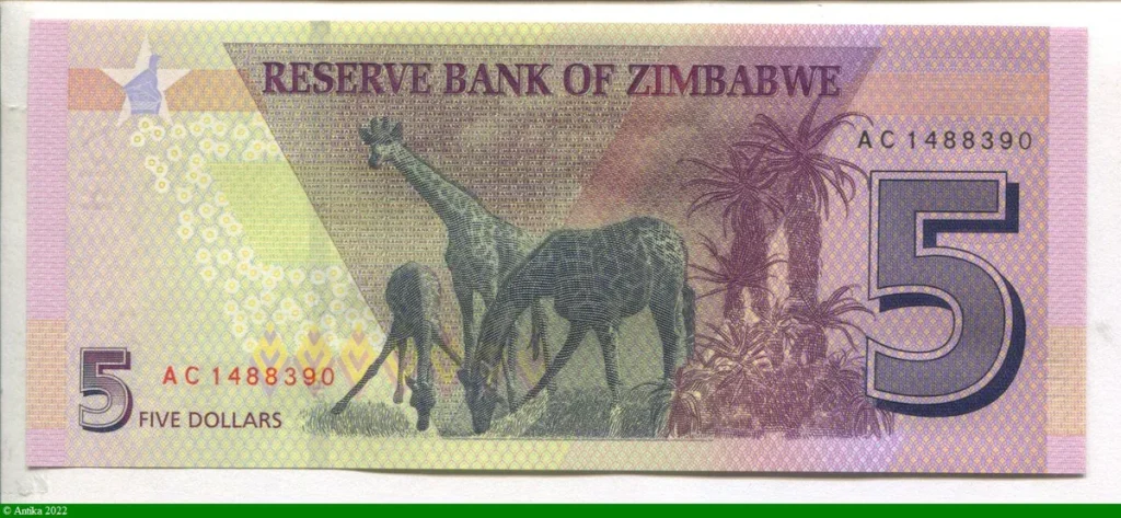 5 Dollars Roche de Chiremba * * * * * * * * *