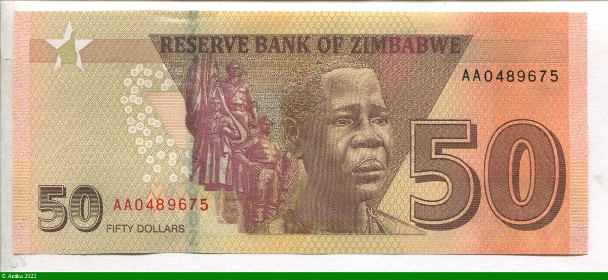 50 Dollars Roche de Chiremba * * * * * * * * * *