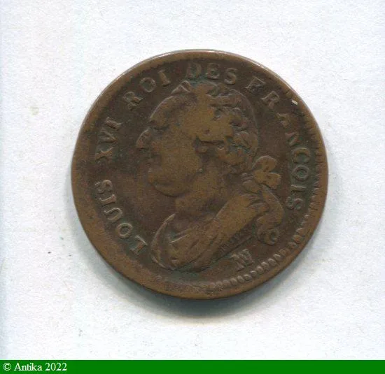 12 DENIERS FRANCOIS, An 3 à 5 LOUIS XVI