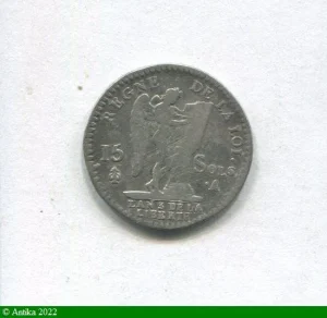 15 SOLS FRANCOIS, An 3 à 5 LOUIS XVI