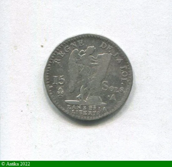 15 SOLS FRANCOIS, An 3 à 5 LOUIS XVI