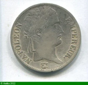 5 FRANCS NAP EMP revers EMPIRE