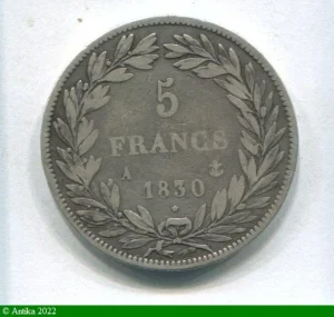 5 FRANCS T.N
