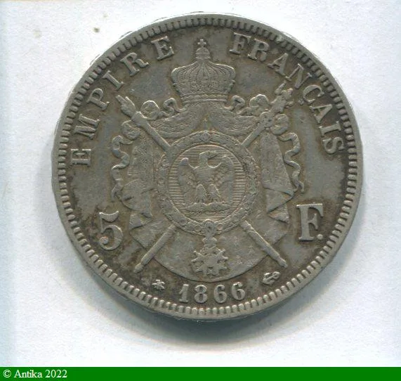 5 FRANCS NAP III T.L