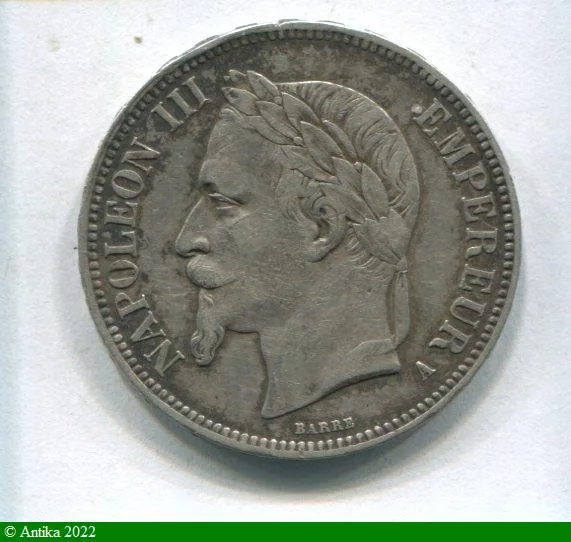 5 FRANCS NAP III T.L