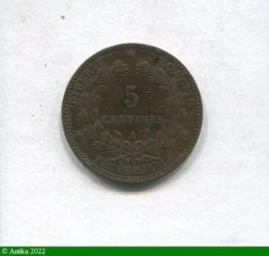 5 CENTIMES CERES