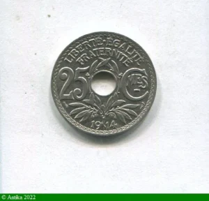 25 CENTIMES LINDAUER Centimes Souligné
