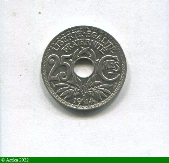 25 CENTIMES LINDAUER Centimes Souligné