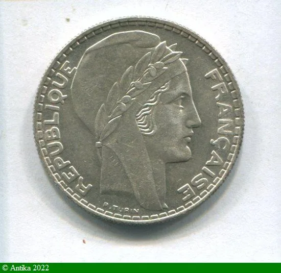 20 FRANCS TURIN Argent