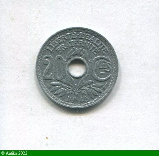 20 CENTIMES LINDAUER Zinc