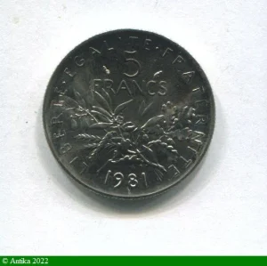 5 FRANCS SEMEUSE Cupro-nickel