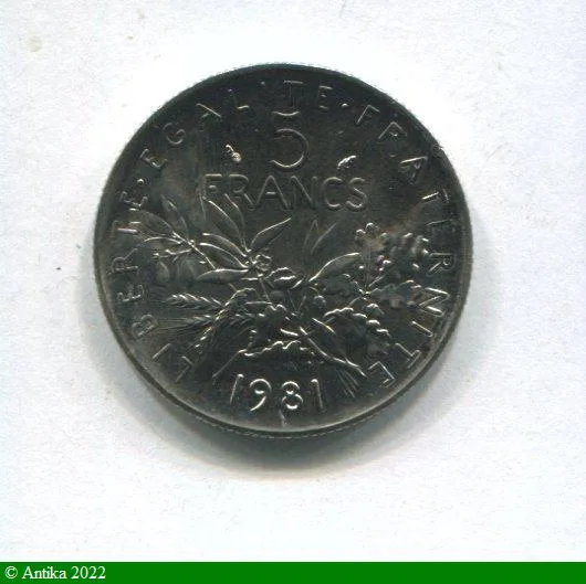 5 FRANCS SEMEUSE Cupro-nickel