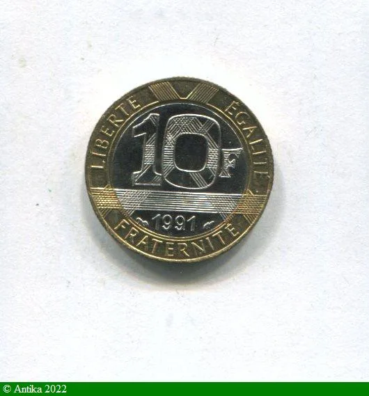 10 FRANCS GENIE DE LA BASTILLE