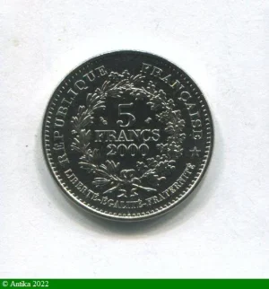 5 FRANCS LA LIBERTE de DUPRE
