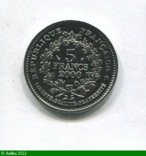 5 FRANCS FRANC à CHEVAL de JEAN II le BON
