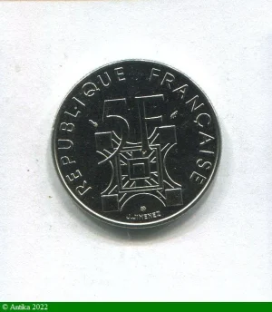 5 FRANCS TOUR EIFFEIL