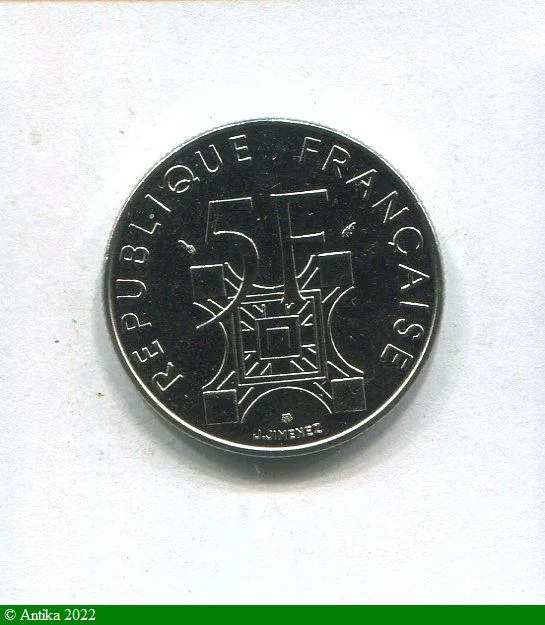 5 FRANCS TOUR EIFFEIL