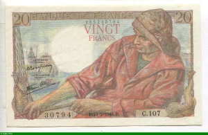 20 FRANCS PECHEUR - Type 1942