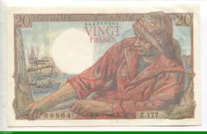 20 FRANCS PECHEUR - Type 1942