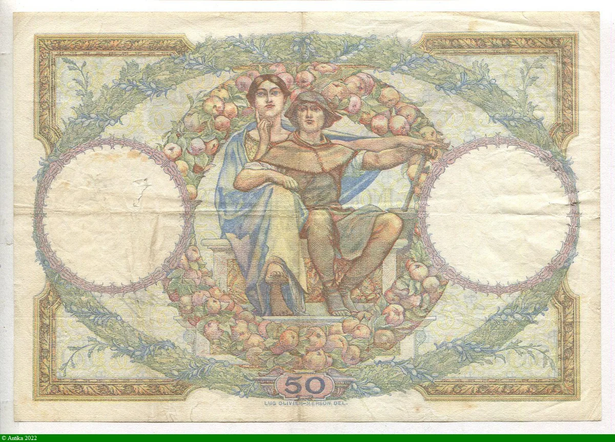 50 FRANCS LOM - Type 1927