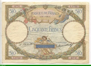 50 FRANCS LOM - Type 1927