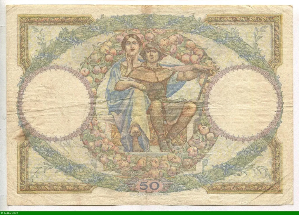 50 FRANCS LOM - Type 1927