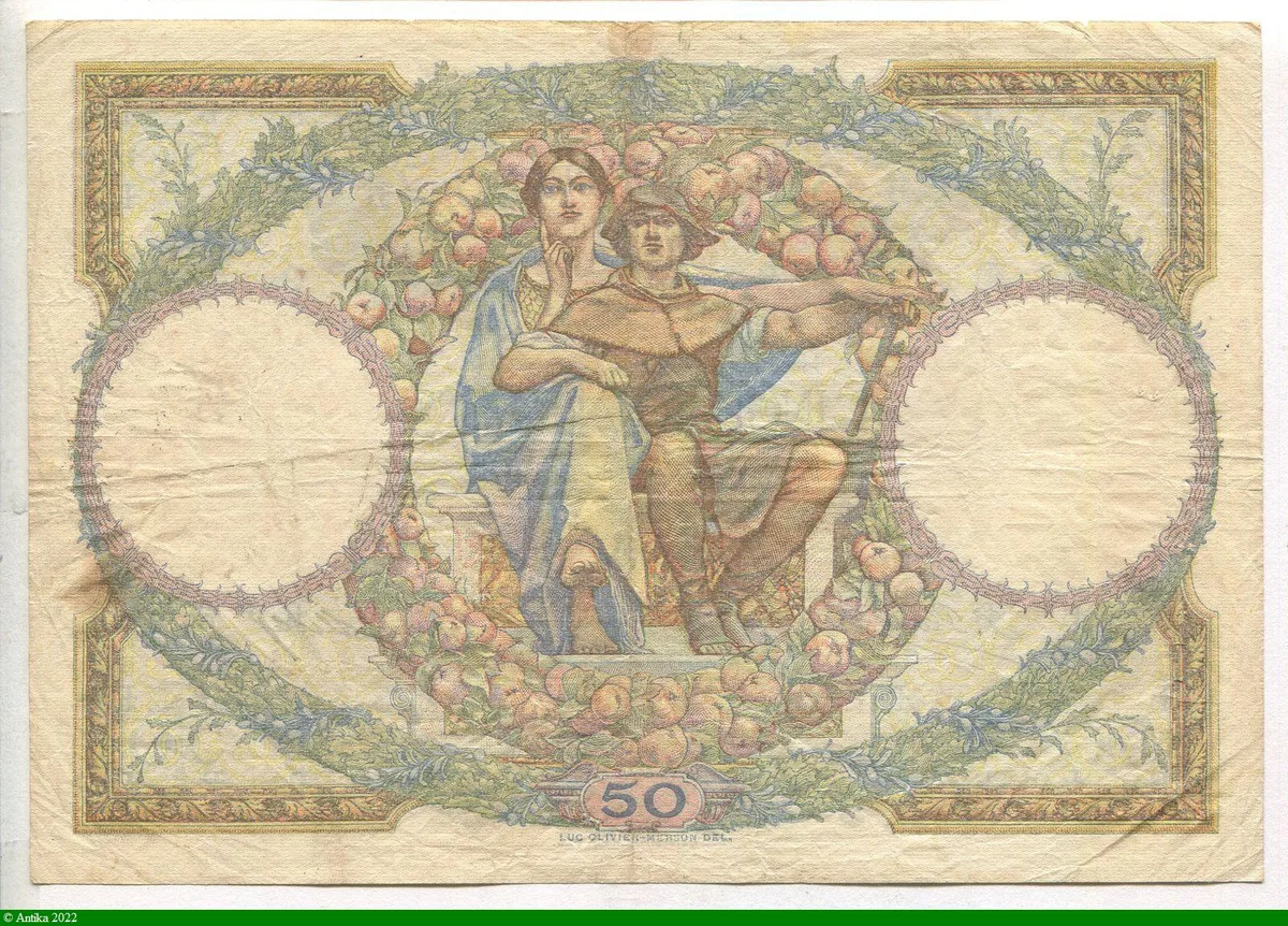 50 FRANCS LOM - Type 1927