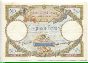 50 FRANCS LOM - Type 1927 Modifié