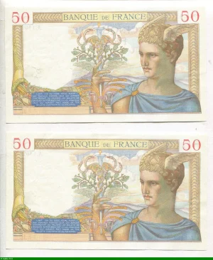 50 FRANCS CERES - Type 1933