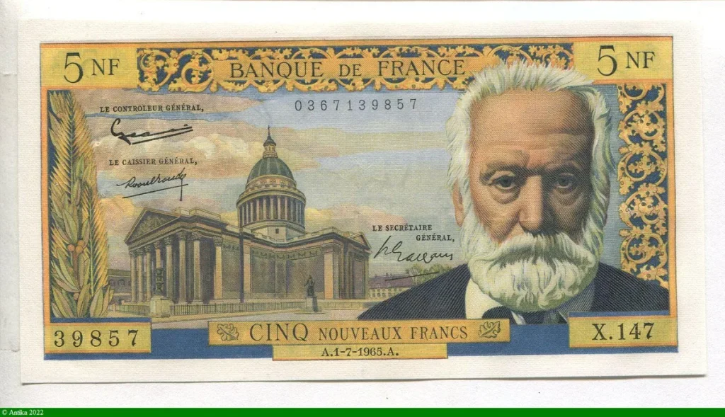 5 NF VICTOR HUGO - Type 1959