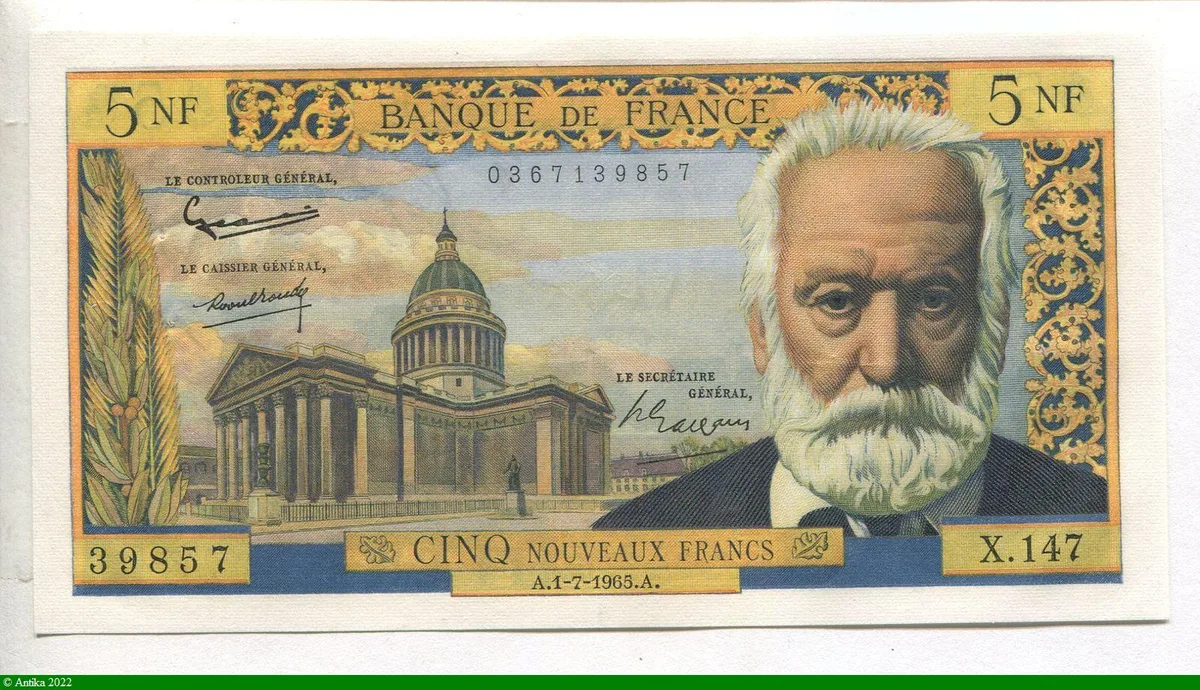 5 NF VICTOR HUGO - Type 1959