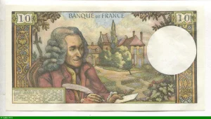 10 FRANCS VOLTAIRE - Type 1963