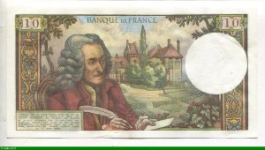 10 FRANCS VOLTAIRE - Type 1963