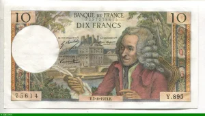 10 FRANCS VOLTAIRE - Type 1963