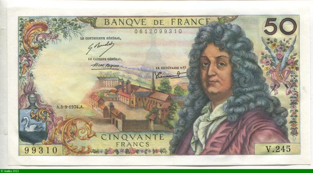 50 FRANCS RACINE - Type 1962