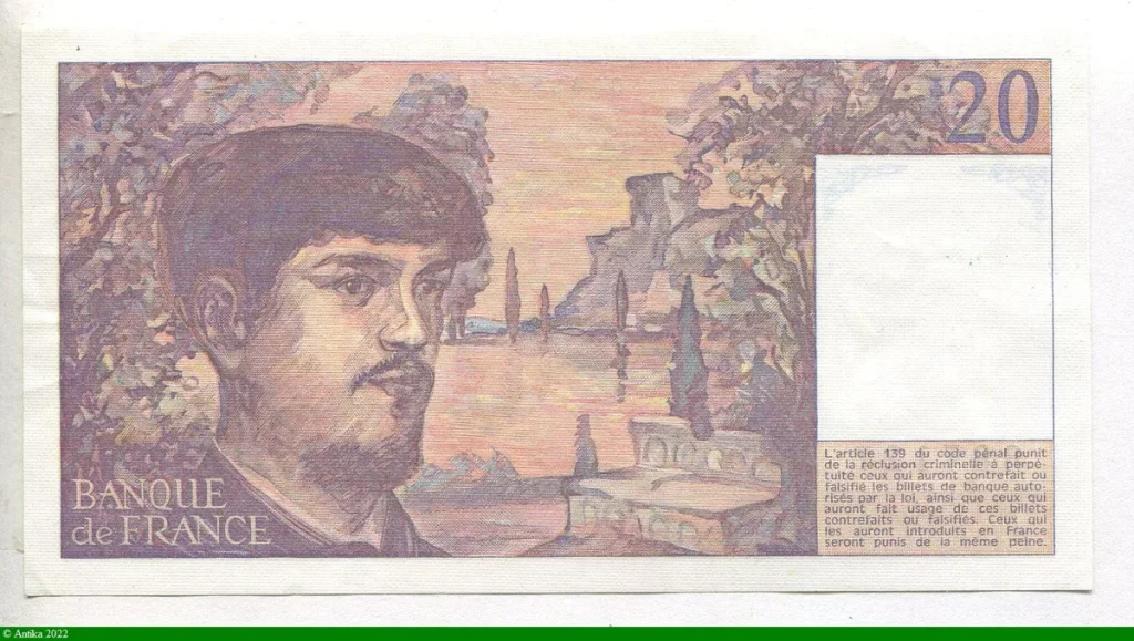 20 FRANCS DEBUSSY - Type 1980