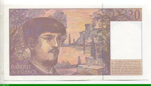 20 FRANCS DEBUSSY - Type 1980 Modifié