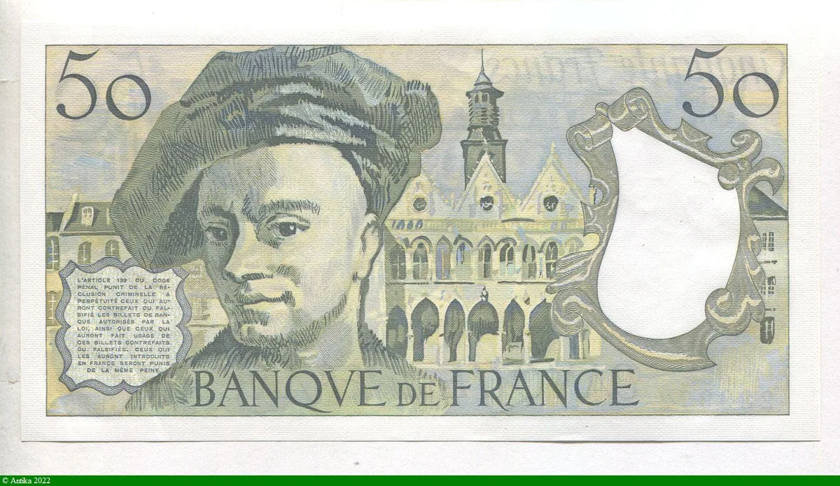 50 FRANCS QUENTIN - Type 1976
