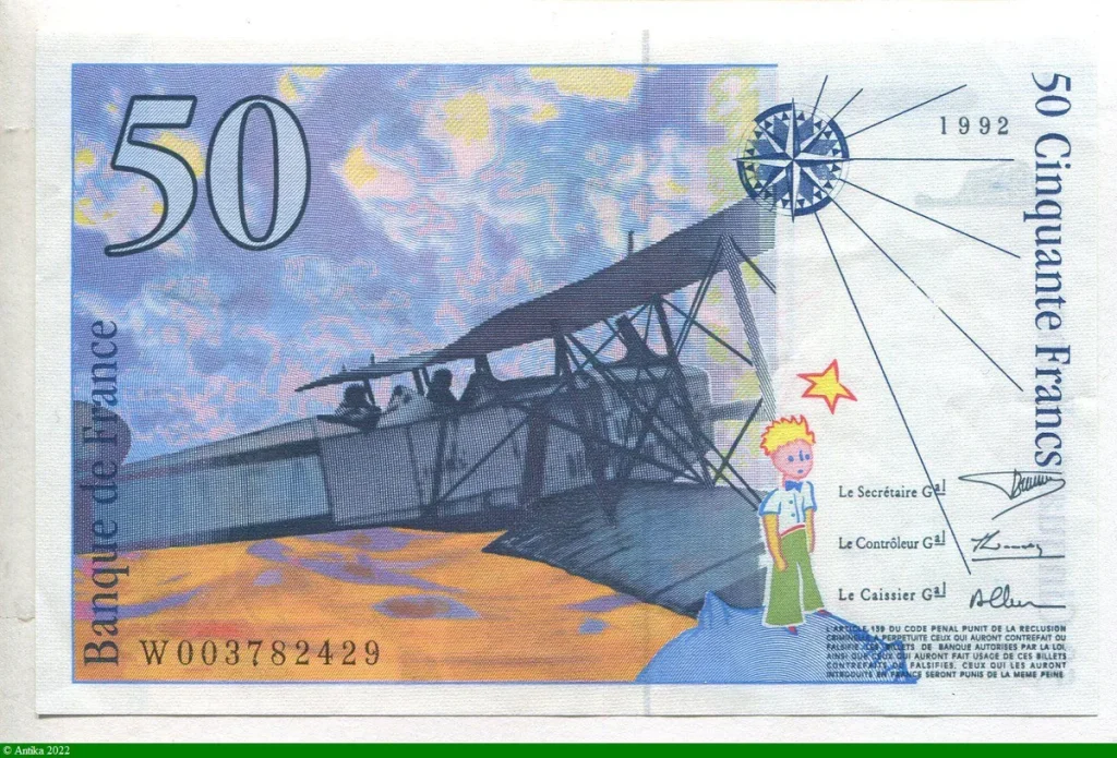 50 FRANCS SAINT-EXUPERY - Type 1992