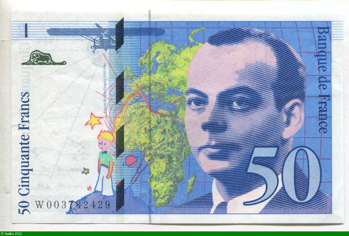50 FRANCS SAINT-EXUPERY - Type 1992