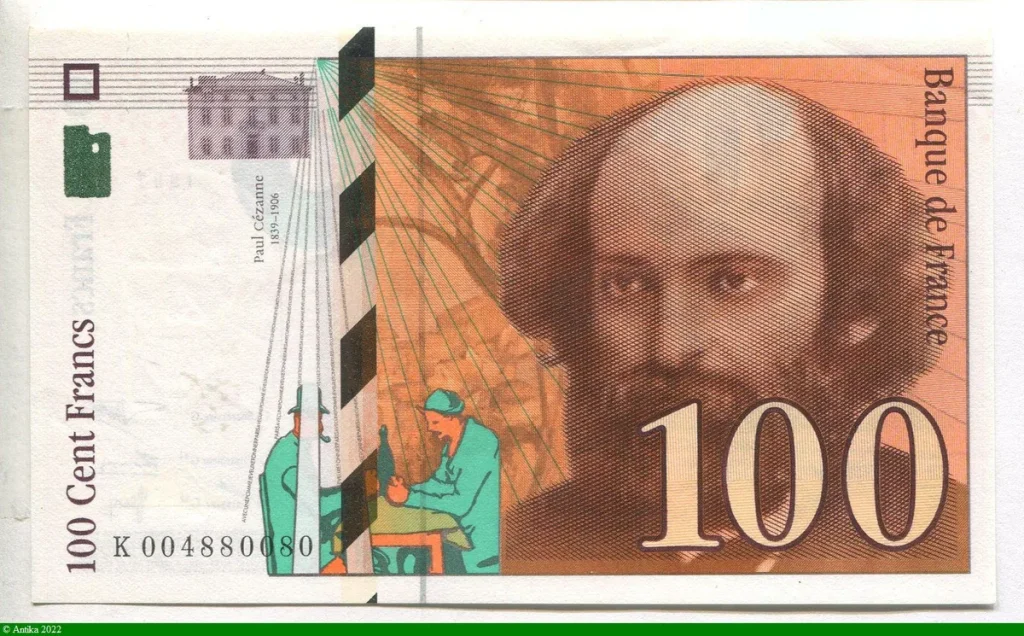 100 FRANCS CEZANNE -Type 1997
