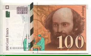 100 FRANCS CEZANNE -Type 1997