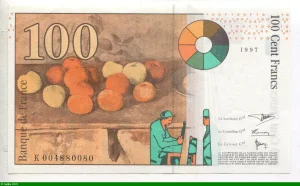 100 FRANCS CEZANNE -Type 1997
