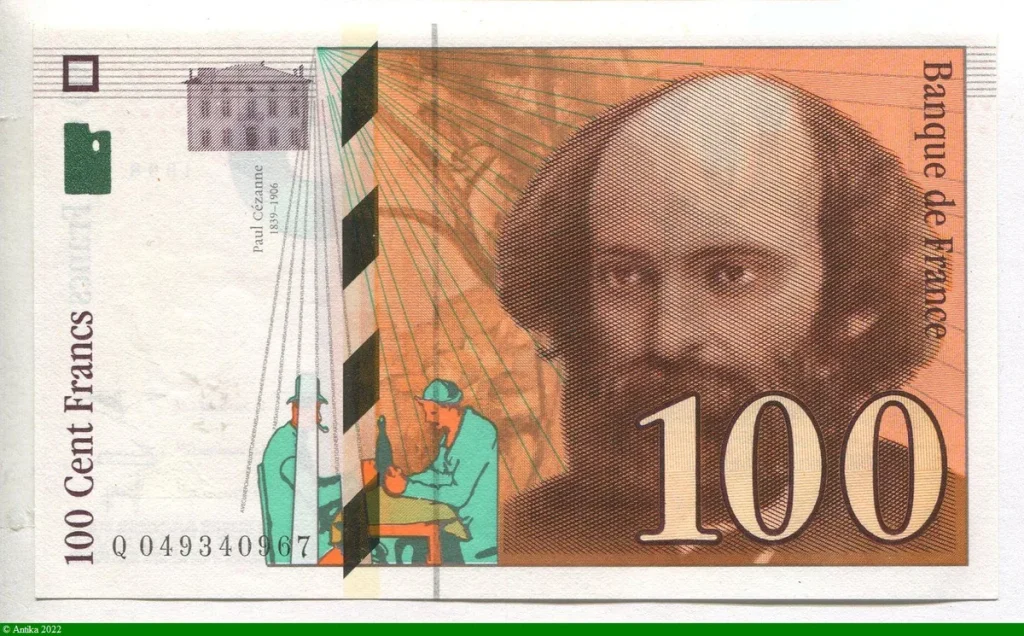 100 FRANCS CEZANNE -Type 1997