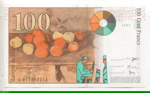 100 FRANCS CEZANNE -Type 1997