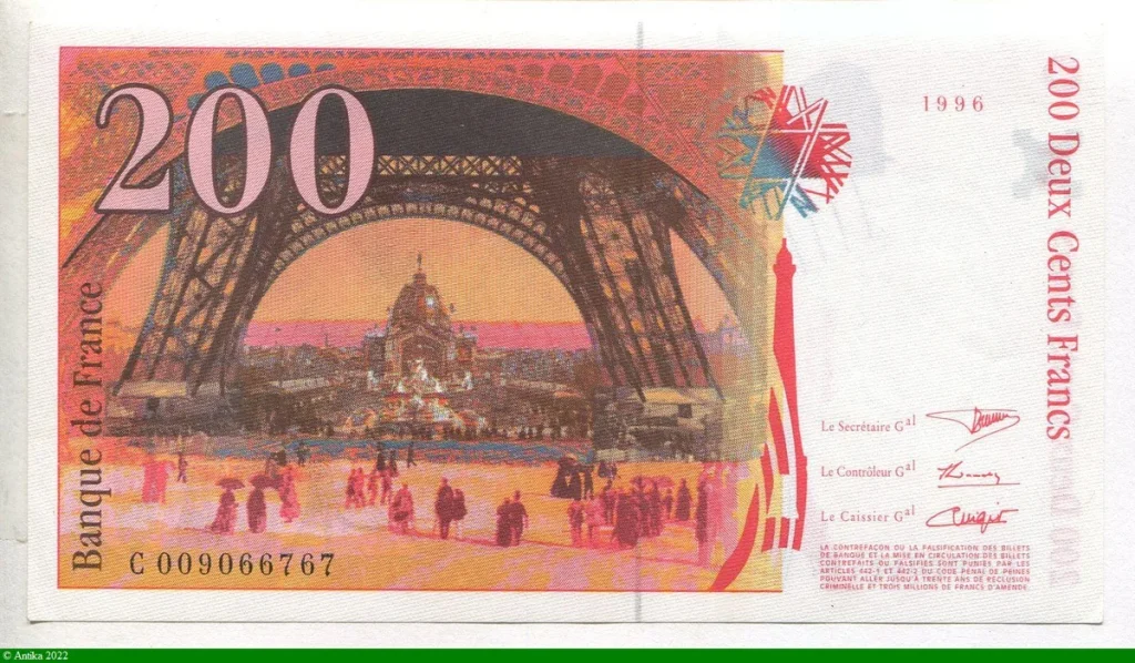 200 FRANCS EIFFEL - Type 1995