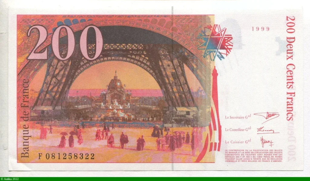 200 FRANCS EIFFEL - Type 1995
