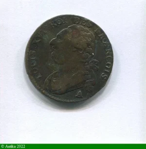 12 DENIERS FRANCOIS, An 3 à 5 LOUIS XVI