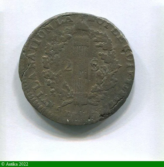 2 SOLS FRANCOIS, An 3 à 5 LOUIS XVI