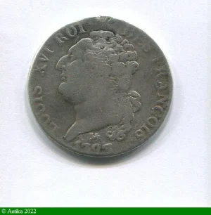 1/2 ECU de 3 livres FRANCOIS LOUIS XVI